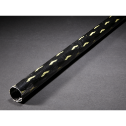 Tube carbone 26x28X1300mm Technique Déco Kevlar