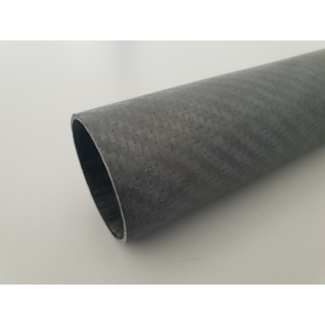 CARBON TUBE 25X28MM WRAPPED NON POLISHED