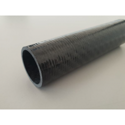 CARBON TUBE 31X34MM WRAPPED NON POLISHED