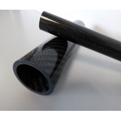 Tube carbone 35x40mm Drapage Rectification - www.tubecarbone.com