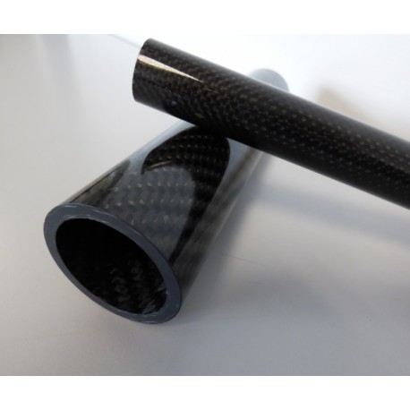 Carbon tube 100x110mm wrapped