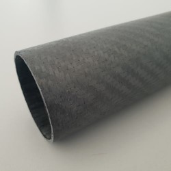Carbon tube 95x100mm wrapped