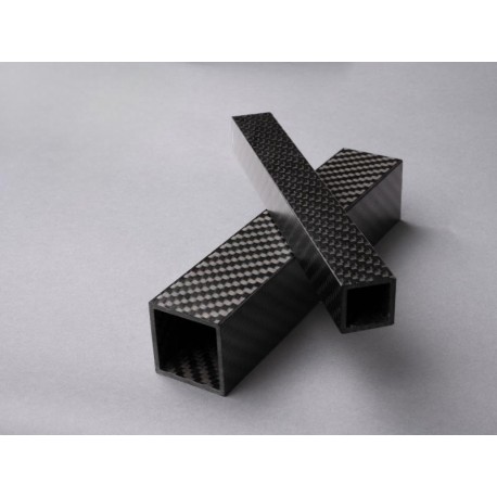 Poutre carbone carrée 30x30mm