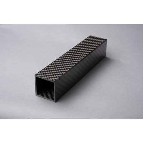 Carbon square tube 30x30mm external